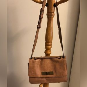 Gorgeous tan designer leather shoulder bag, excellent condition